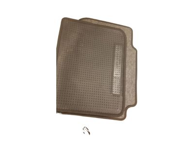 GM Front and Rear Carpeted Floor Mats in Black 22860108