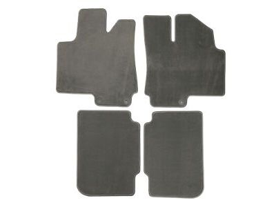 GM Front and Rear Carpeted Floor Mats in Dark Titanium 22860109