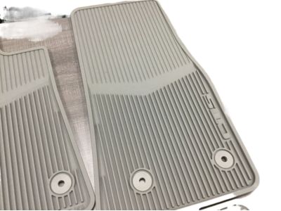 GM First-and Second-Row Premium All-Weather Floor Mats in Very Light Cashmere with CTS Script 22860184