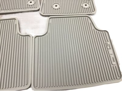 GM First-and Second-Row Premium All-Weather Floor Mats in Very Light Cashmere with CTS Script 22860184