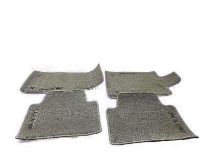 GM First-and Second-Row Premium Carpeted Floor Mats in Titanium with CTS Script 22860827