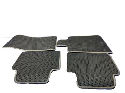 GM First-and Second-Row Premium Carpeted Floor Mats in Titanium with CTS Script 22860827