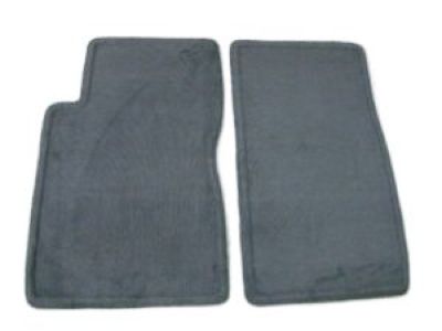 GM Front and Rear Carpeted Floor Mats in Ebony 22865841