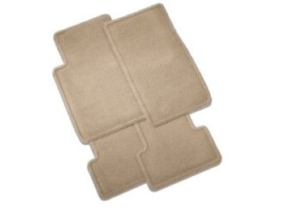 GM Front and Rear Carpeted Floor Mats in Ebony 22865847