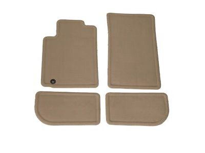 GM Front and Rear Carpeted Floor Mats in Cashmere 22865848