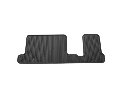 GM Cargo Area All-Weather Mat in Ebony with Traverse Logo 22890532