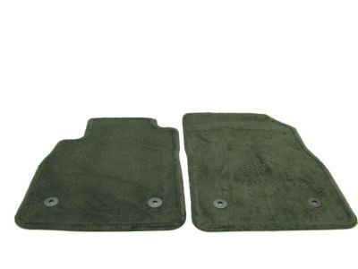 GM Front and Rear Carpeted Floor Mats in Black 22890581