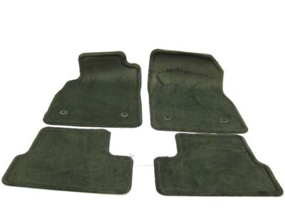 GM Front and Rear Carpeted Floor Mats in Black 22890581