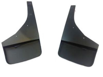 GM Front Molded Splash Guards in Anthracite 22894857