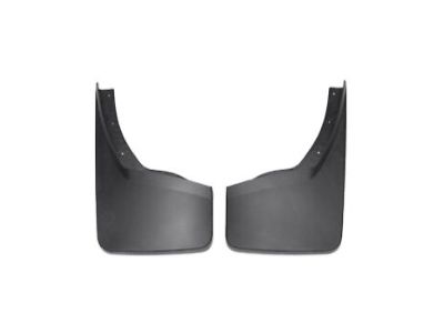 GM Front Flat Splash Guards in Black 22894859