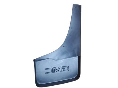 GM Rear Molded Splash Guards in Black with GMC Logo 22894866
