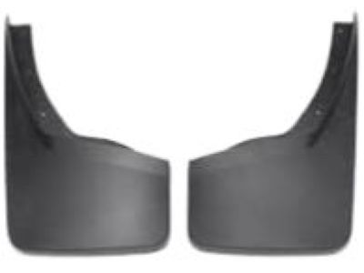 GM Front Molded Splash Guards in Red 22902393