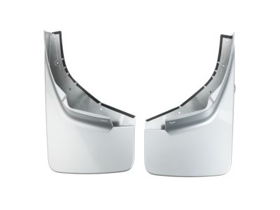 GM Front Molded Splash Guards in Silver Ice Metallic 22902394