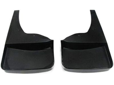 GM Front Molded Splash Guards in Onyx Black 22902396