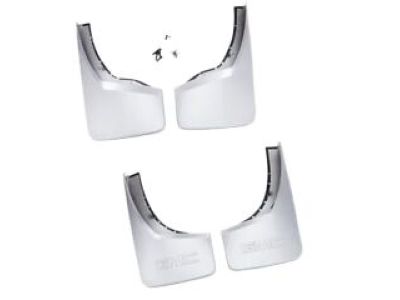 GM Front Molded Splash Guards in Quicksilver Metallic 22902399