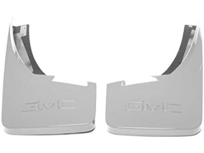 GM Rear Molded Splash Guards in Quicksilver Metallic 22902409