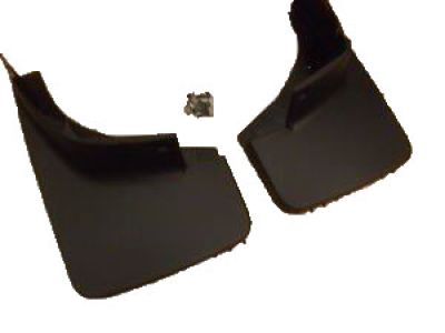 GM Rear Molded Splash Guards in Black 22903553