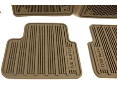 GM Front and Rear All-Weather Floor Mats in Titanium 22907001