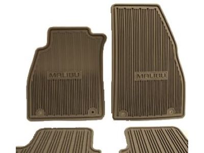 23112197 GM First-Row Premium Carpeted Floor Mats in Jet Black with Kalahari Stitching and Stingray Script Product Photo 2 of 3