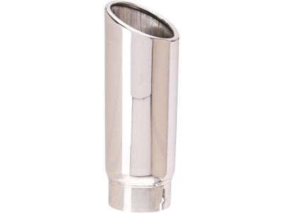 GM 6.0L Polished Stainless Steel Dual-Wall Angle-Cut Exhaust Tip 22911703