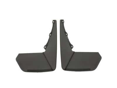 GM Rear Molded Splash Guards in Black with GMC Logo 22922769