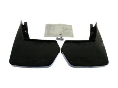 GM Rear Molded Splash Guards in Black with GMC Logo 22922780