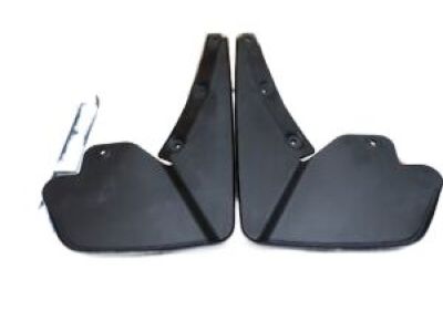 GM Rear Molded Splash Guards in Black 22922785