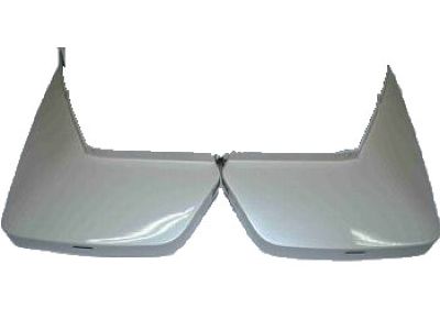 GM Rear Molded Splash Guards in White Diamond 22922802