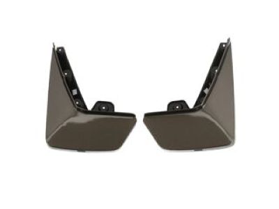 GM Rear Molded Splash Guards in Terra Mocha Metallic 22922804