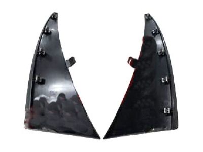 GM Front Splash Guards in Black 22935635