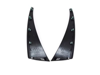 GM Rear Splash Guards in Black 22935639