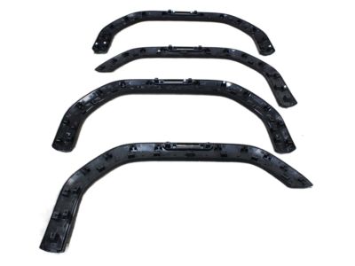 GM Front and Rear Fender Flare Set in Onyx Black 22943040