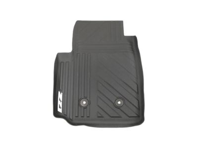GM First-Row Premium All-Weather Floor Mats in Jet Black with Z71 Logo 22968487