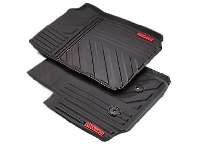 GM First-Row Premium All-Weather Floor Mats in Jet Black with GMC Logo 22968489