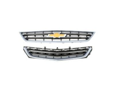 GM Grille in Chrome with Silver Topaz Surround and Bowtie Logo 22985026