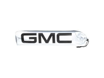 GM Front Sunshade Package in Silver with Black GMC Logo for Vehicles with Lane Departure 22987431