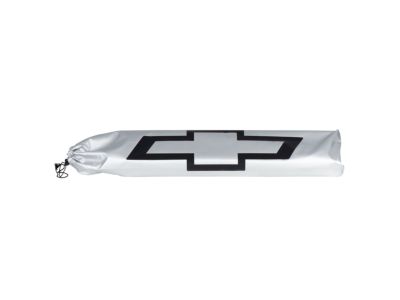 GM Front Sunshade Package in Silver with Bowtie Logo in Black (for Vehicles with Lane Departure Warning) 22987432