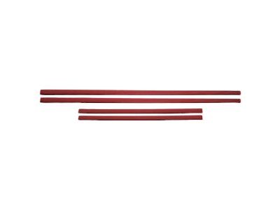 GM Front and Rear Smooth Door Moldings in Siren Red Tintcoat 22998779