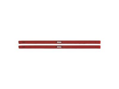GM Front and Rear Smooth Door Moldings in Siren Red Tintcoat 22998779