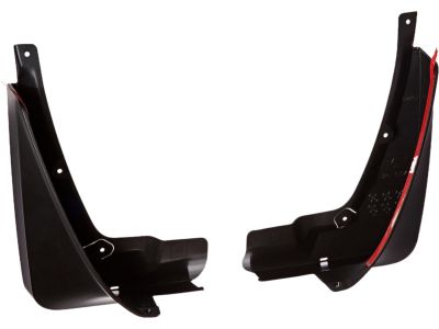 GM Rear Splash Guards in Black 23110566