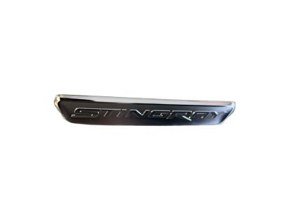 GM Instrument Panel Emblem in Chrome with Stingray Script 23138326