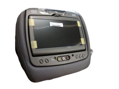 GM Rear-Seat Entertainment System with DVD Player in Dark Titanium Cloth 23140007