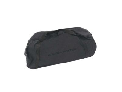 GM Premium Indoor Car Cover in Gray with Embossed Crossed Flags Logos 23142881