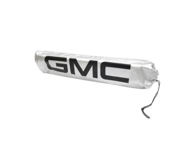 GM Front Sunshade Package in Silver with Black GMC Logo for Vehicles with Lane Departure 23155164