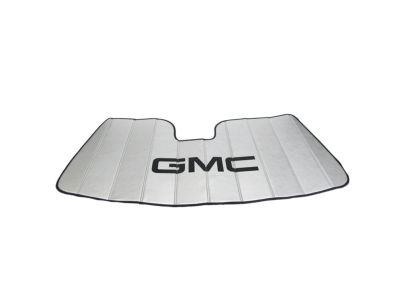 GM Front Sunshade Package in Silver with Black GMC Logo for Vehicles with Lane Departure 23155164