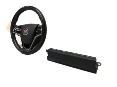 GM Steering Wheel in Jet Black Suede without Manual Control Shift 23184767