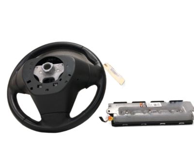 GM Steering Wheel in Jet Black Suede without Manual Control Shift 23184767