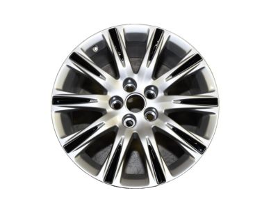 GM 19x8.5-Inch Aluminum 10-Spoke Wheel in Ultra Silver Metallic 23221692