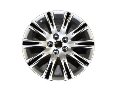 GM 19x8.5-Inch Aluminum 10-Spoke Wheel in Ultra Silver Metallic 23221692