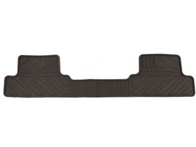 GM Extended Cab Second-Row One-Piece Premium All-Weather Floor Mat in Cocoa 23227109